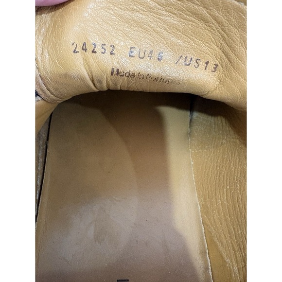 Magnanni Fiore Leather Slip On Sneakers Brown Size 13 - Picture 9 of 9